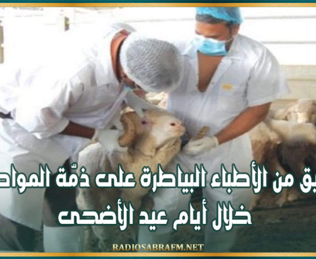 فريق من الأطباء البياطرة على ذمّة المواطنين خلال أيام عيد الأضحى