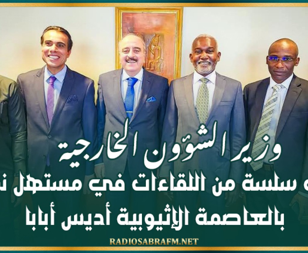 وزير الشؤون الخارجية يجري سلسة من اللقاءات في مستهل نشاطه بالعاصمة الإثيوبية أديس أبابا