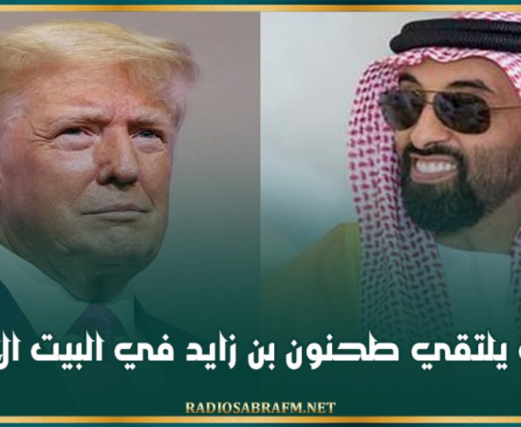 ترامب يلتقي طحنون بن زايد في البيت الأبيض
