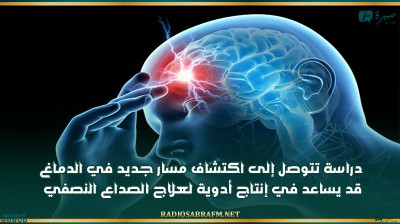 دراسة تتوصل إلى اكتشاف مسار جديد في الدماغ قد يساعد في إنتاج أدوية لعلاج الصداع النصفي