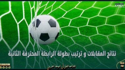 نتائج المقابلات و ترتيب بطولة الرابطة المحترفة الثانية