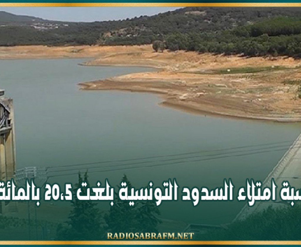 نسبة امتلاء السدود التونسية بلغت 20،5 بالمائة إلى حدود 21 نوفمبر 2024