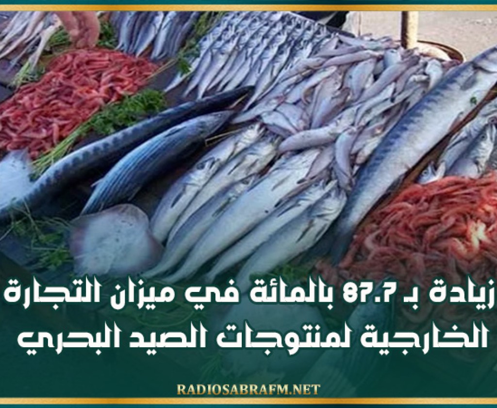 في أفريل 2024: زيادة بـ 87.7 بالمائة في ميزان التجارة الخارجية لمنتوجات الصيد البحري