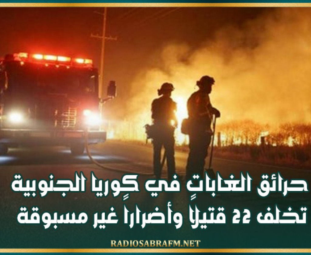 حـ. رائـ. ق الغابات في كوريا الجنوبية تخلف 22 قتيلاً وأضراراً غير مسبوقة