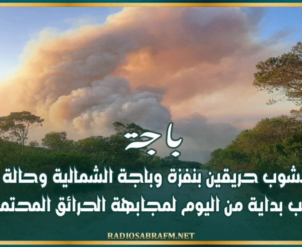 باجة: نشوب حريقين بنفزة وباجة الشمالية وحالة تأهب بداية من اليوم لمجابهة الحرائق المحتملة