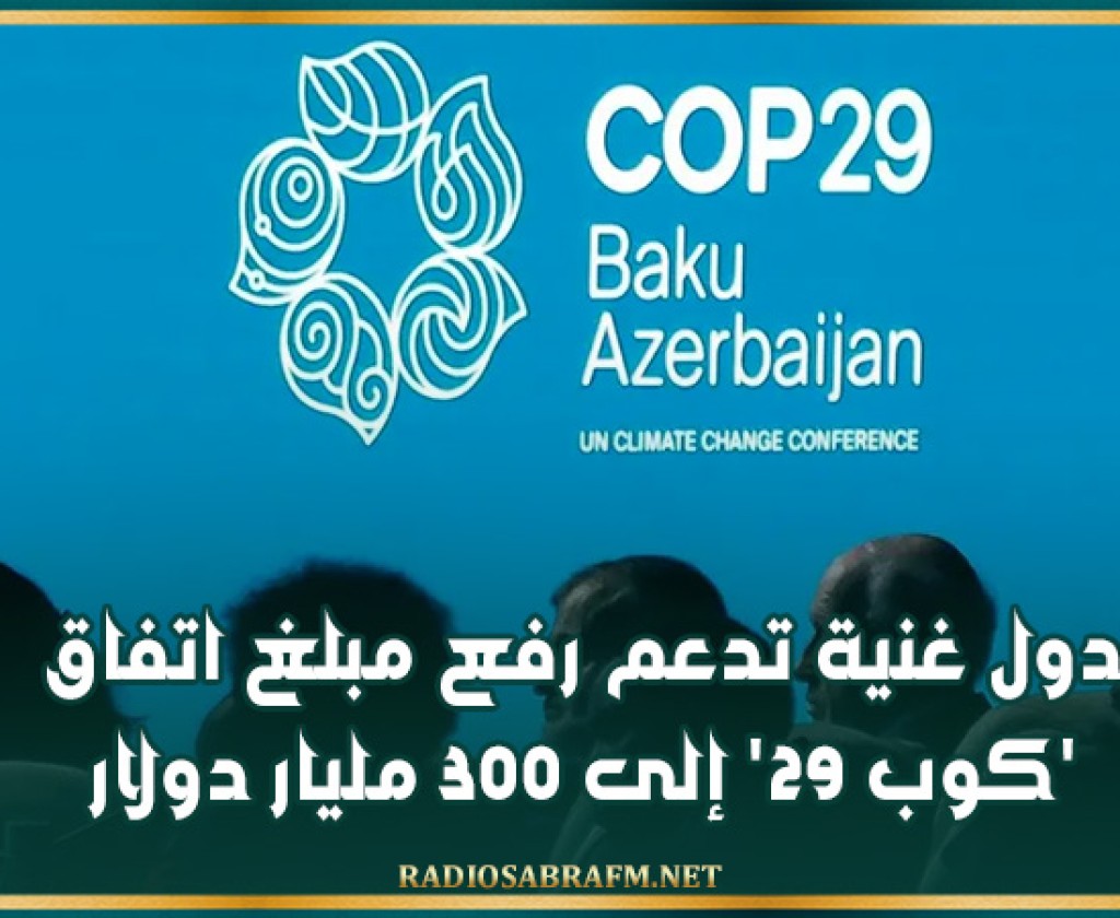 دول غنية تدعم رفع مبلغ اتفاق 'كوب 29' إلى 300 مليار دولار