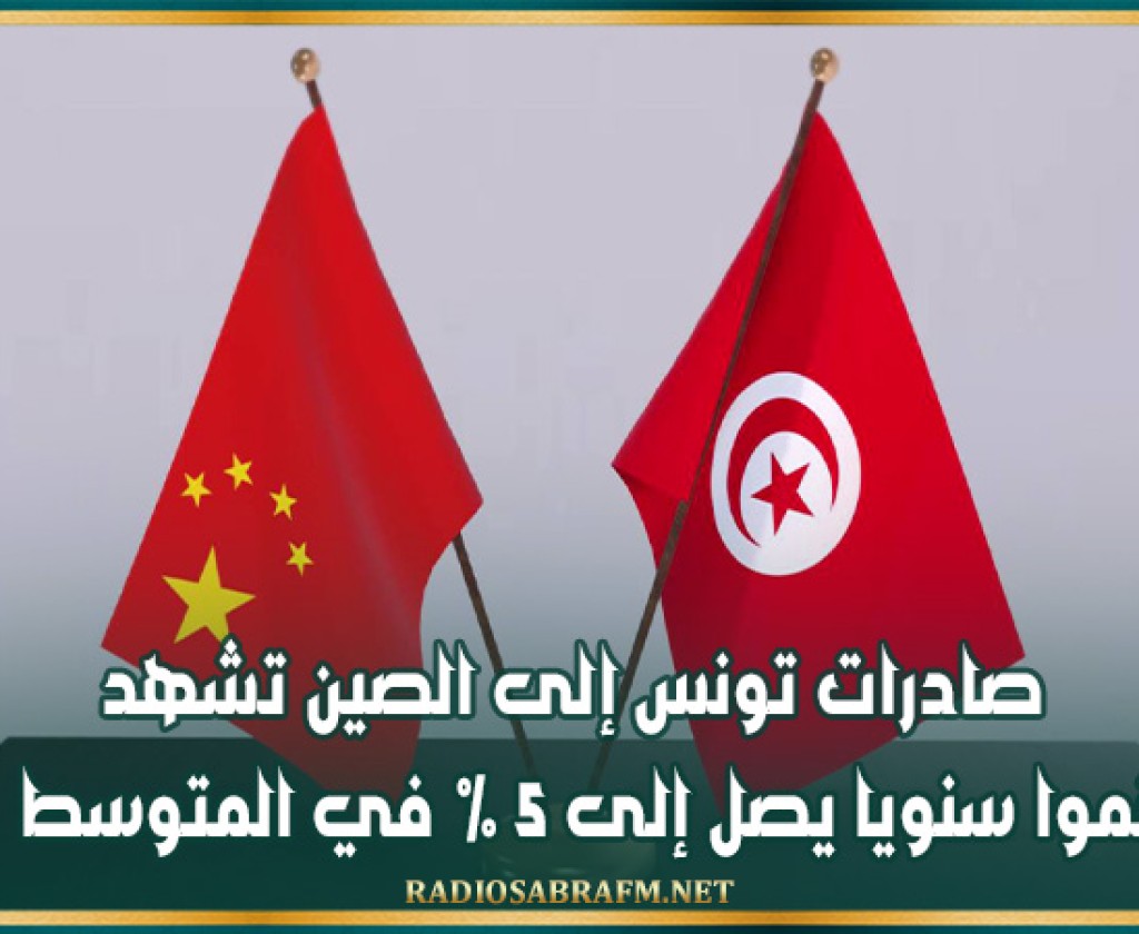 صادرات تونس إلى الصين تشهد نموا سنويا يصل إلى 5 % في المتوسط