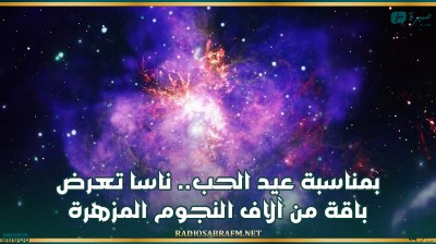 بمناسبة عيد الحب.. ناسا تعرض باقة من آلاف النجوم المزهرة!
