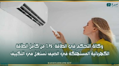 وكالة التحكم في الطاقة: 75% من كامل الطاقة الكهربائية المستهلكة في الصيف تستغل في التكييف