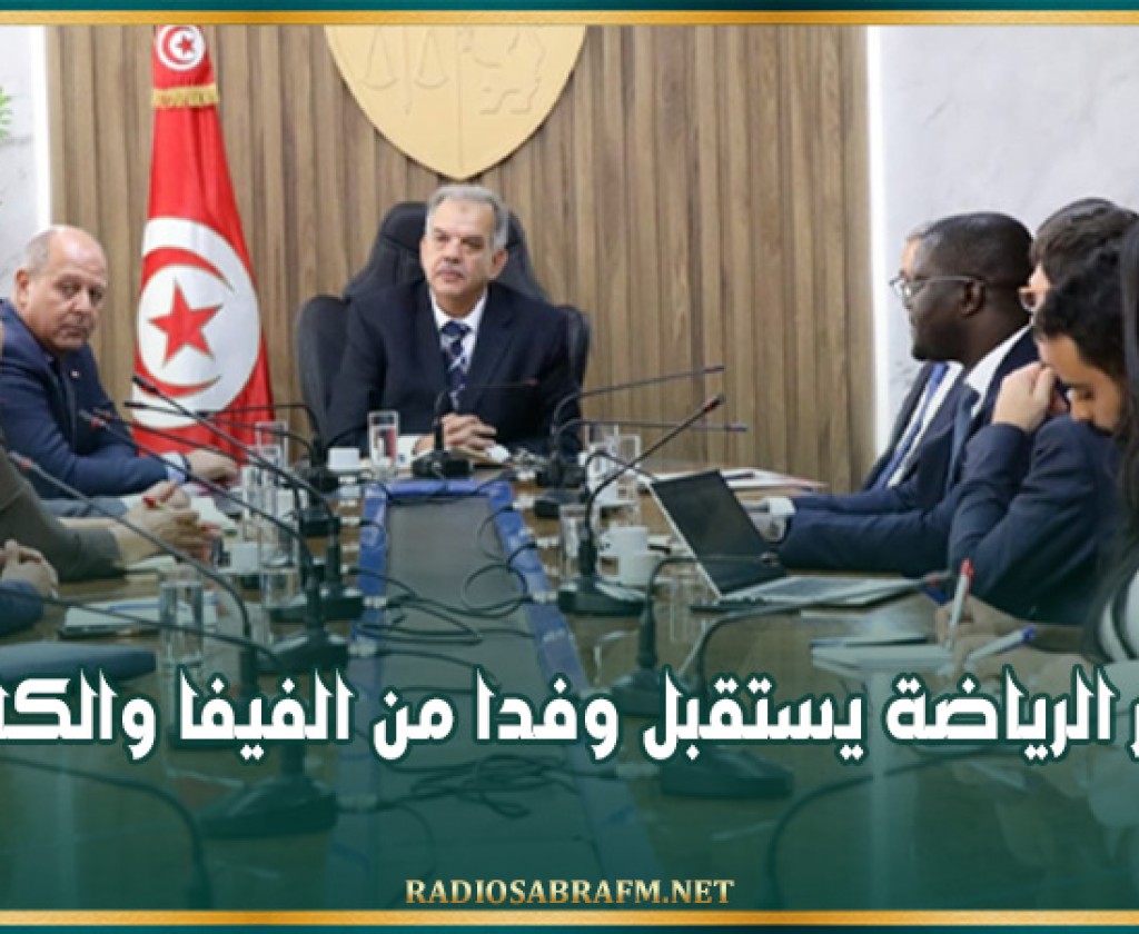 وزير الرياضة يستقبل وفدا من الفيفا والكاف