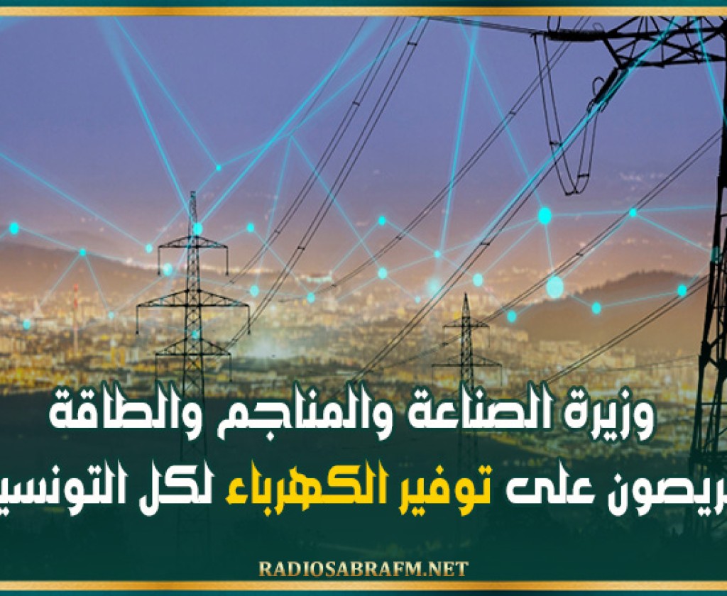 وزيرة الصناعة والمناجم والطاقة: حريصون على توفير الكهرباء لكل التونسيين