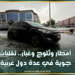 أمطار وثلوج وغبار.. تقلبات جوية في عدة دول عربية