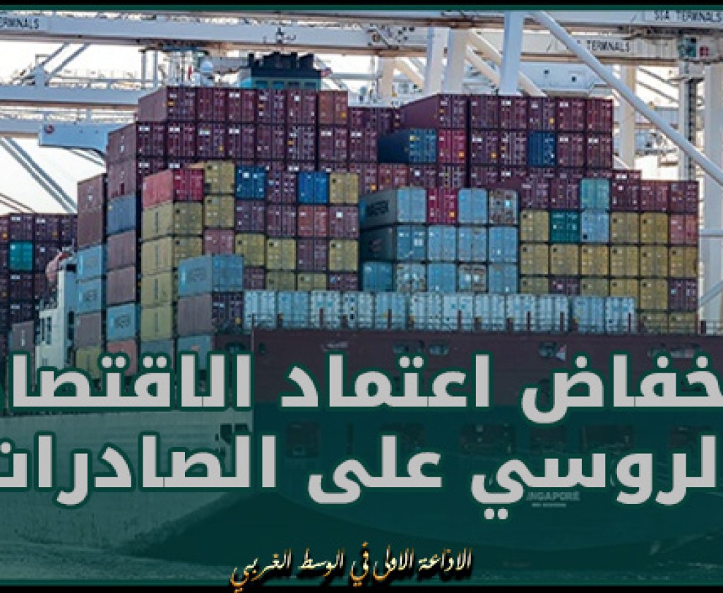 انخفاض اعتماد الاقتصاد الروسي على الصادرات إلى أدنى مستوى منذ 1995