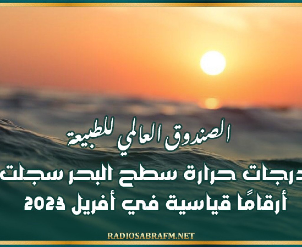 الصندوق العالمي للطبيعة: درجات حرارة سطح البحر سجلت أرقامًا قياسية في أفريل 2023