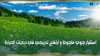 بداية من الغد..استقرار جوي ملحوظ و ارتفاع تدريجي في درجات الحرارة