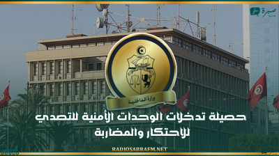 حصيلة تدخلات الوحدات الأمنية للتصدي للاحتكار والمضاربة