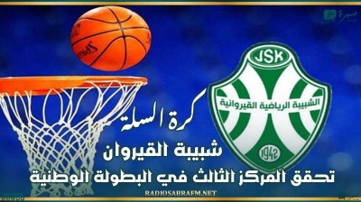 كرة السلة : شبيبة القيروان تحقق المركز الثالث في البطولة الوطنية