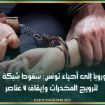 من أوروبا إلى أحياء تونس: سقوط شبكة دولية لترويج المخدرات وإيقاف 4 عناصر