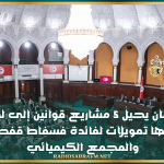 مكتب البرلمان يحيل 5 مشاريع قوانين إلى لجنة المالية.. بينها تمويلات لفائدة فسفاط قفصة والمجمع الكيميائي