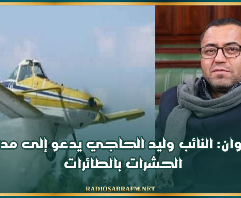 القيروان: النائب وليد الحاجي يدعو إلى مداواة الحشرات بالطائرات للحد من معاناة الأهالي وتفادي إنتشار الأمراض