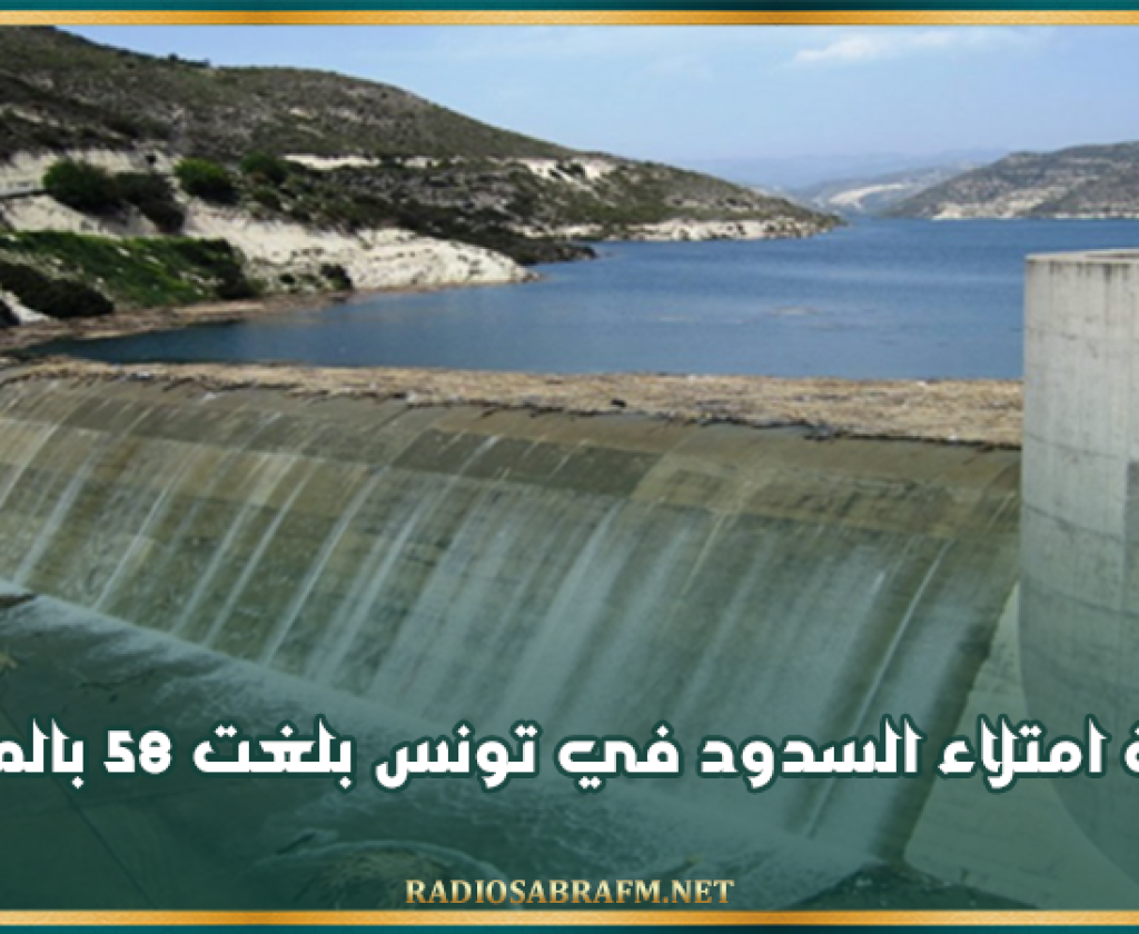 نسبة امتلاء السدود في تونس بلغت 58 بالمائة