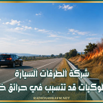 شركة الطرقات السيارة تحذر من سلوكيات قد تتسبب في حرائق خلال الصيف
