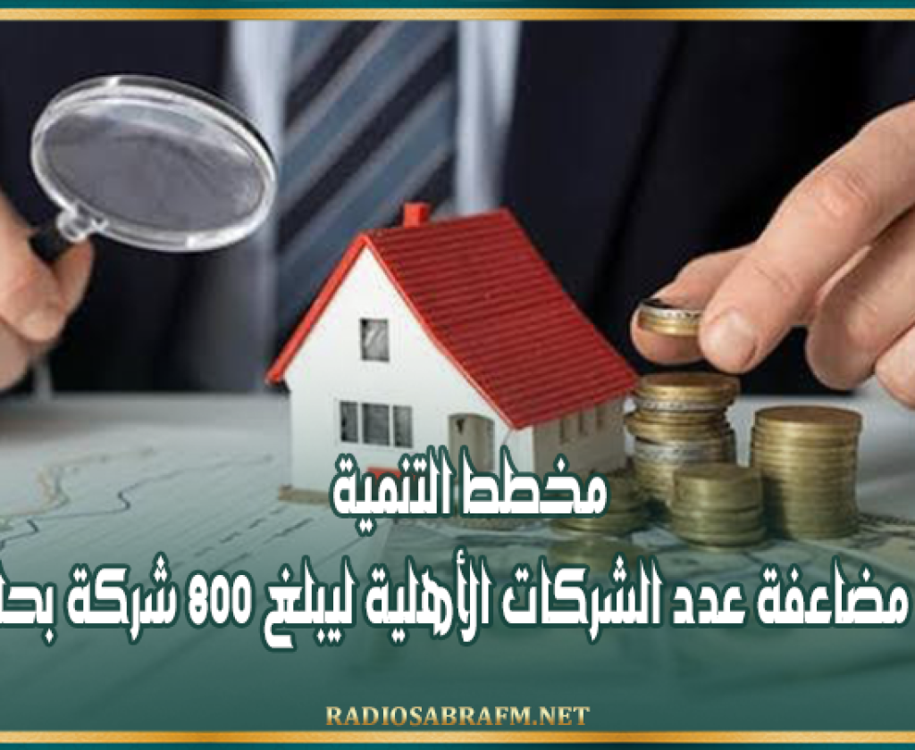 وزير الاقتصاد : مخطط التنمية يستهدف مضاعفة عدد الشركات الأهلية ليبلغ 800 شركة بحلول 2030