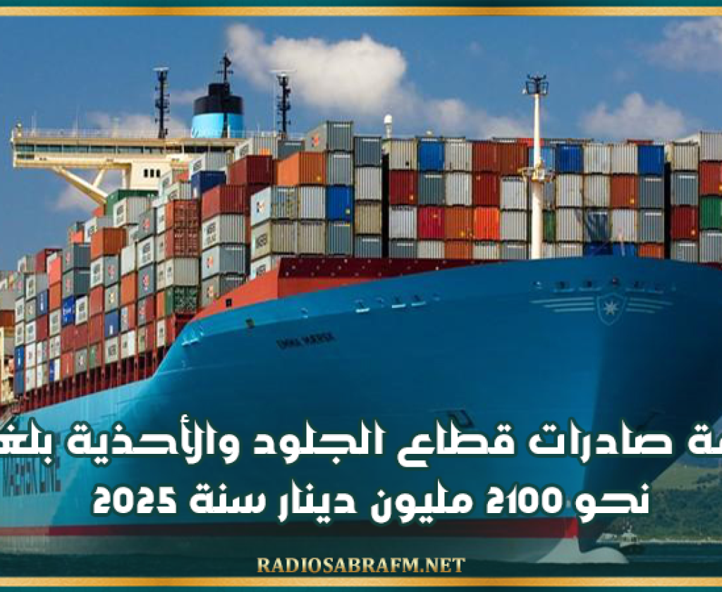 قيمة صادرات قطاع الجلود والأحذية بلغت نحو 2100 مليون دينار سنة 2025