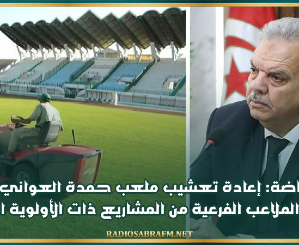 وزارة الرياضة: إعادة تعشيب ملعب حمدة العواني بالقيروان وتهيئة الملاعب الفرعية من المشاريع ذات الأولوية العاجلة