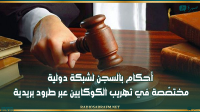 أحكام بالسجن لشبكة دولية مختصّصة في تهريب الكوكايين عبر طرود بريدية