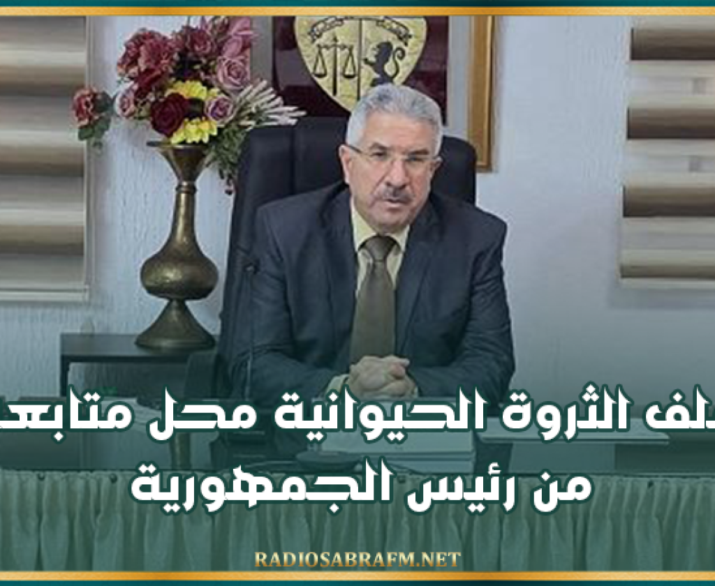 مندوب الفلاحة بالقيروان: ملف الثروة الحيوانية محل متابعة من رئيس الجمهورية