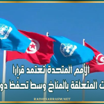 الأمم المتحدة تعتمد قرارا حول الالتزامات المتعلقة بالمناخ وسط تحفّظ دول بينها تونس