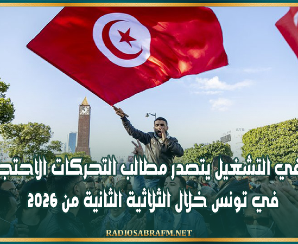 الحق في التشغيل يتصدر مطالب التحركات الاحتجاجية في تونس خلال الثلاثية الثانية من 2026