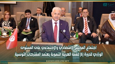 اجتماع المجلس الاقتصادي والاجتماعي على المستوى الوزاري للدورة (5) للقمة العربية التنموية يعتمد المقترحات التونسية