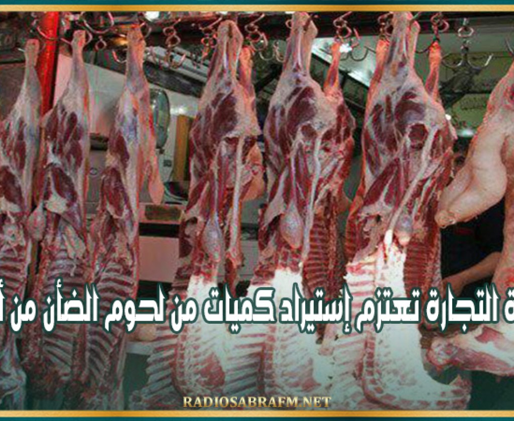 وزارة التجارة تعتزم إستيراد كميات من لحوم الضأن من أوروبا