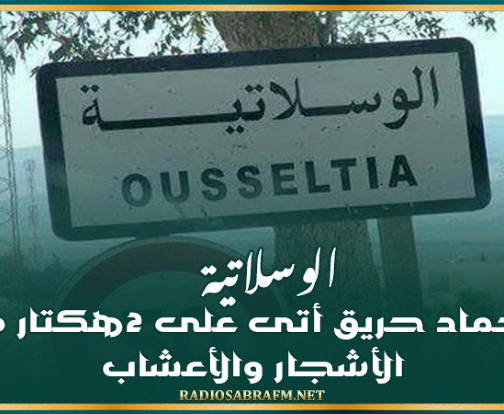 الوسلاتية: اخماد حريق أتى على 2هكتار من الأشجار والأعشاب