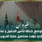 القيروان: جلسة عمل لوضع خطة لتأمين الحقول و تفادي الحرائق التي تهدد محاصيل صابة الحبوب