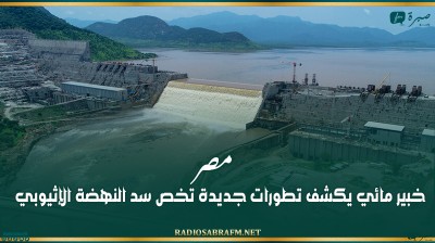 مصر.. خبير مائي يكشف تطورات جديدة تخص سد النهضة الإثيوبي