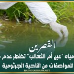 القصرين: عينات من مياه "عين أم الثعالب" تظهر عدم مطابقتها للمواصفات من الناحية الجرثومية