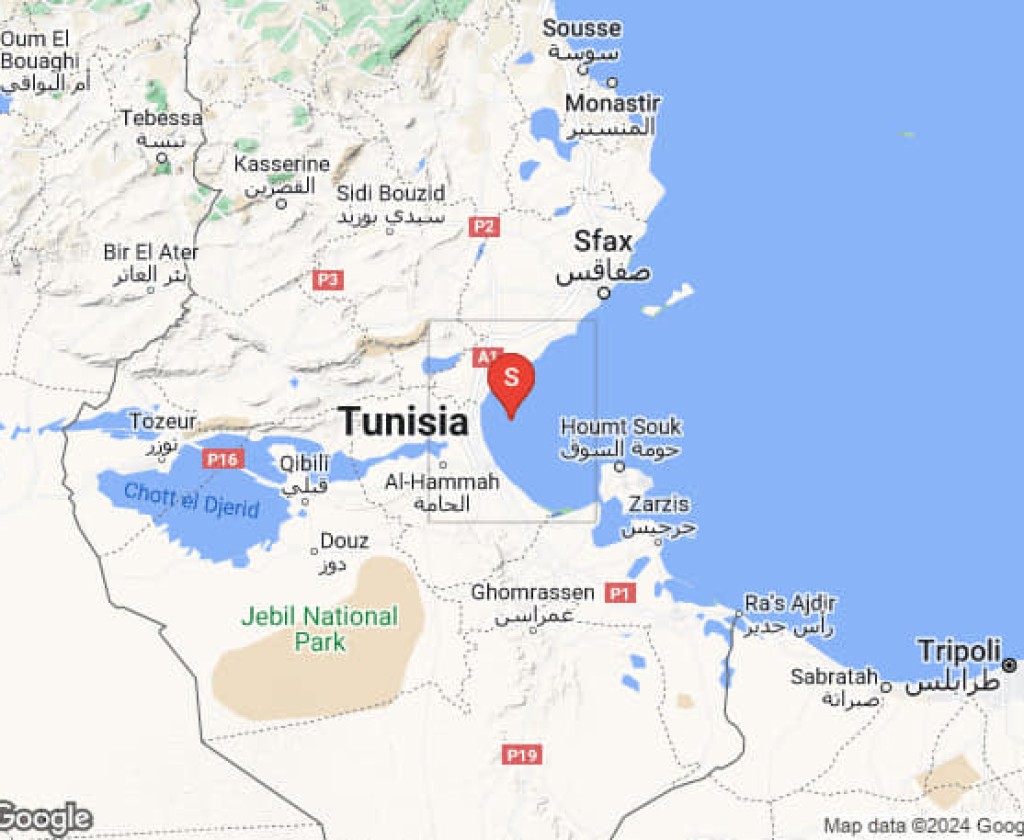 رجّة أرضية بقوة 4ر3 درجات شمال شرق منطقة غنّوش من ولاية قابس الخميس