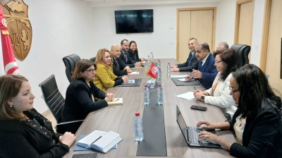 وزيرة الإقتصاد فريال الورغي تلتقي بالمدير التنفيذي للمكتب الممثل لتونس بالبنك الدولي