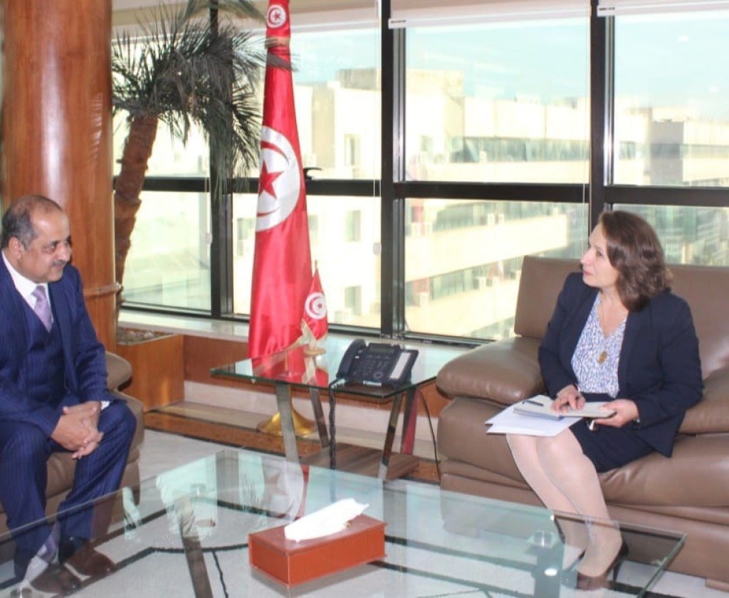 وزيرة الصناعة والمناجم والطاقة تستقبل المدير التنفيذي للمكتب الممثل لتونس بالبنك الدولي للإنشاء والتعمير