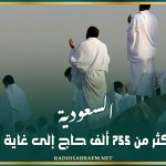 السعودية: وصول أكثر من 755 ألف حاج إلى غاية يوم أمس