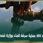 رصد 300 عملية سرقة للماء بولاية قفصة