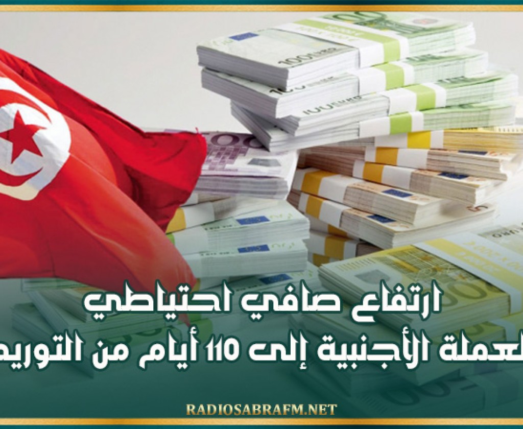 ارتفاع صافي احتياطي العملة الأجنبية إلى 110 أيام من التوريد