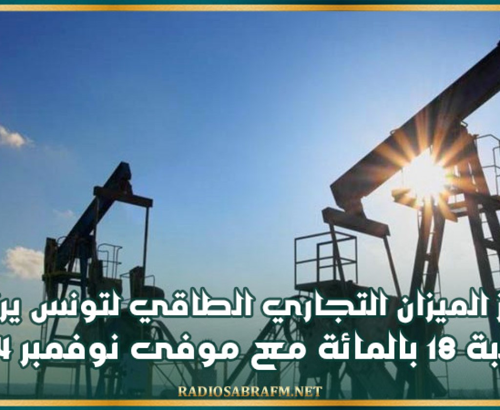 عجز الميزان التجاري الطاقي لتونس يرتفع بنسبة 18 بالمائة مع موفى نوفمبر 2024