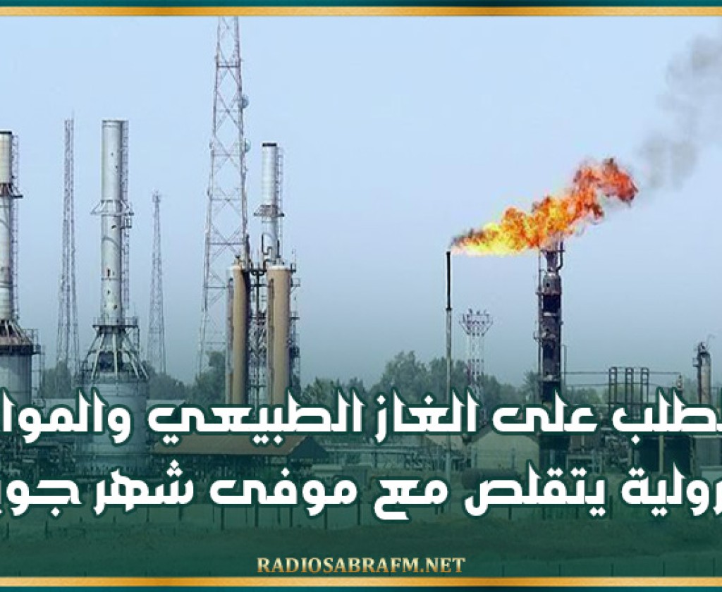 الطلب على الغاز الطبيعي والمواد البترولية يتقلص مع موفى شهر جويلية