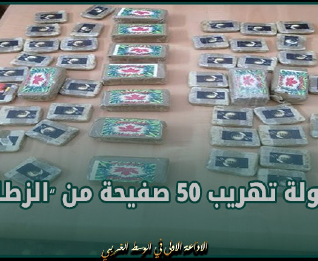 الحرس الديواني بمدنين يحبط محاولة تهريب 50 صفيحة من ’’الزطلــة’’