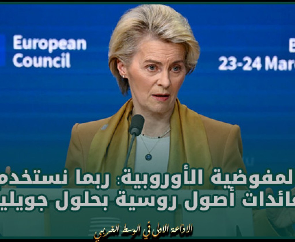 المفوضية الأوروبية: ربما نستخدم عائدات أصول روسية بحلول جويلية