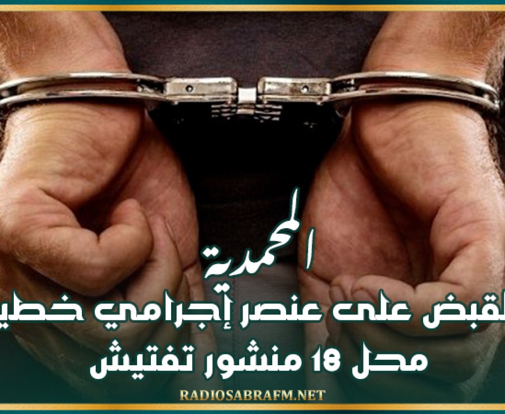 المحمدية: القبض على عنصر إجرامي خطير محل 18 منشور تفتيش